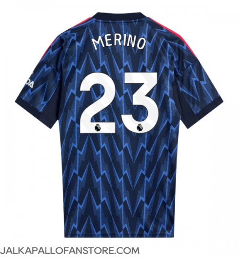 Arsenal Mikel Merino #23 Vieraspaita 2025-26 Lyhythihainen Arsenal Mikel Merino #23 Vieraspaita 2025-26 Lyhythihainen